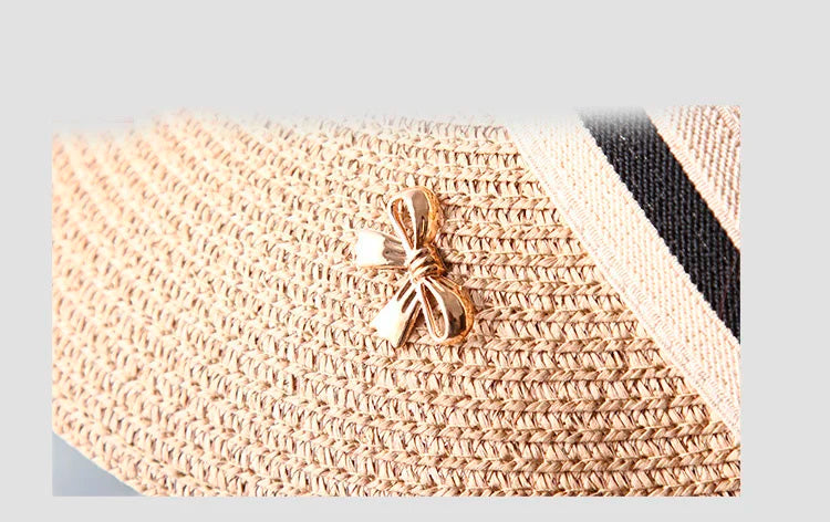 Handmade Straw Visor Caps