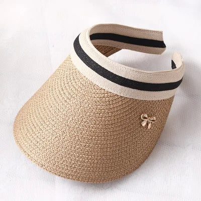 Handmade Straw Visor Caps