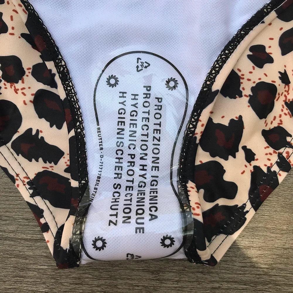 Baby Girls Swimsuit Leopard Print