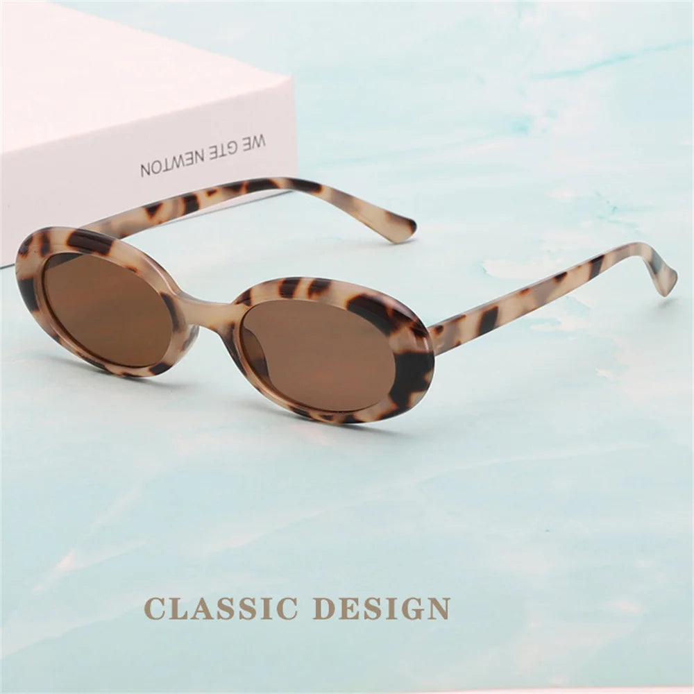 Retro Oval Sunglasses