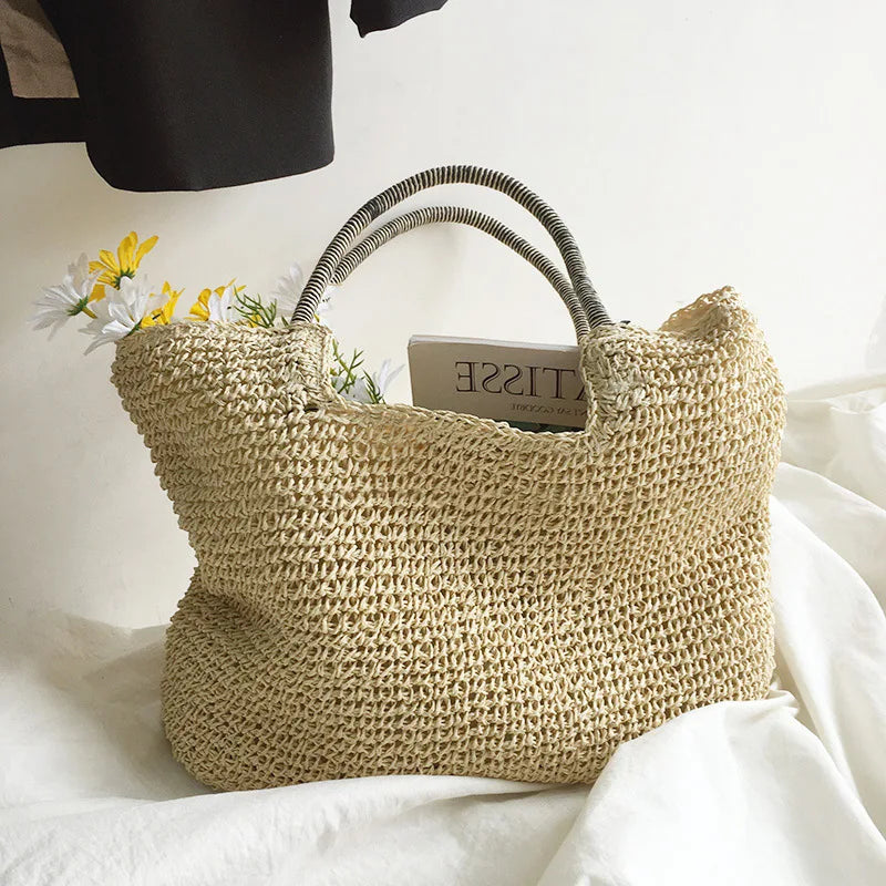 Beach Vintage Handmade Woven Shoulder Bag