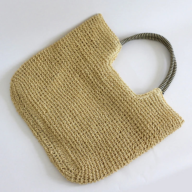 Beach Vintage Handmade Woven Shoulder Bag