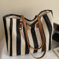Classic striped pattern retro single-shoulder bag