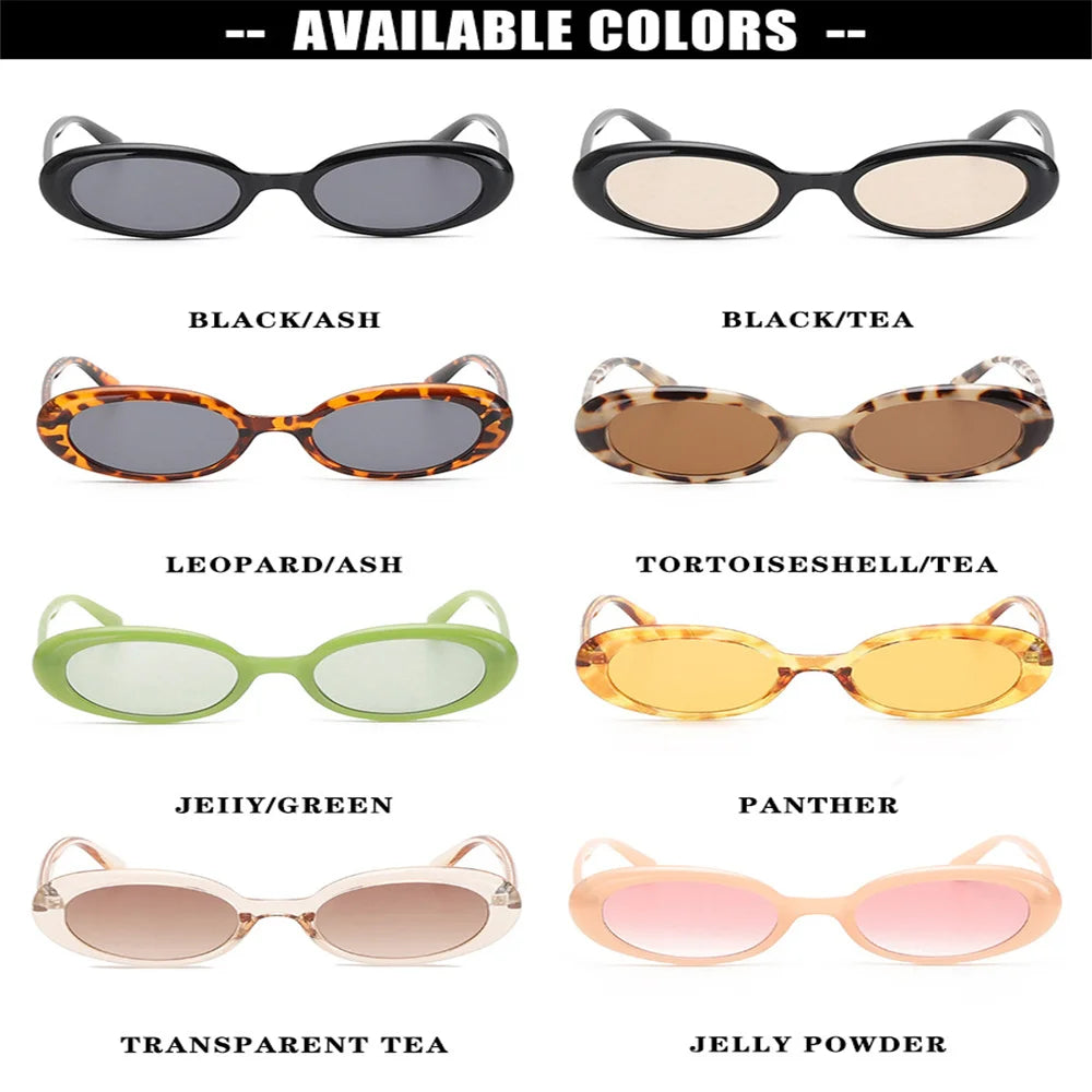 Retro Oval Sunglasses
