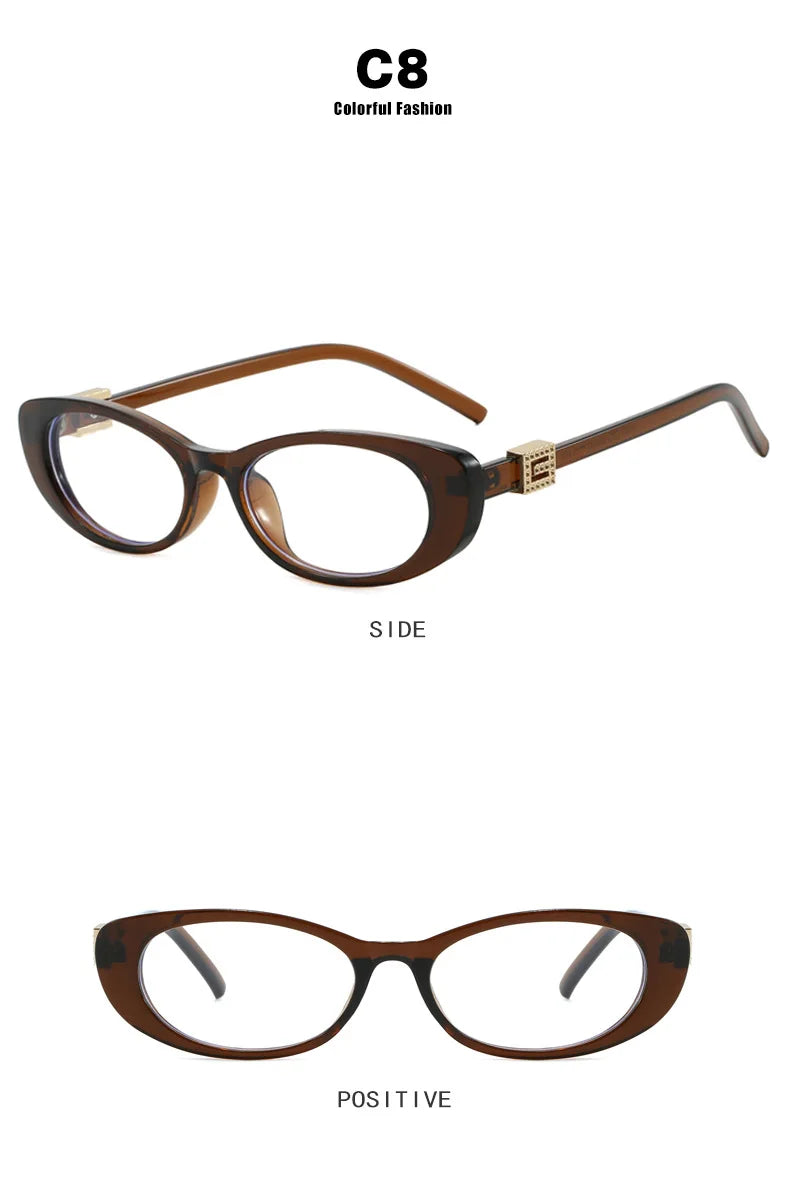 Retro Oval Frame Sunglasses