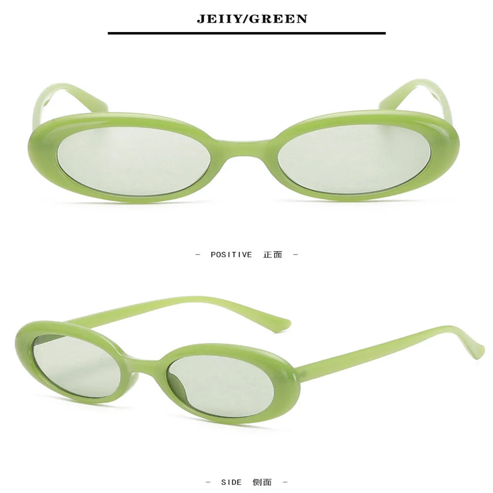 Retro Oval Sunglasses