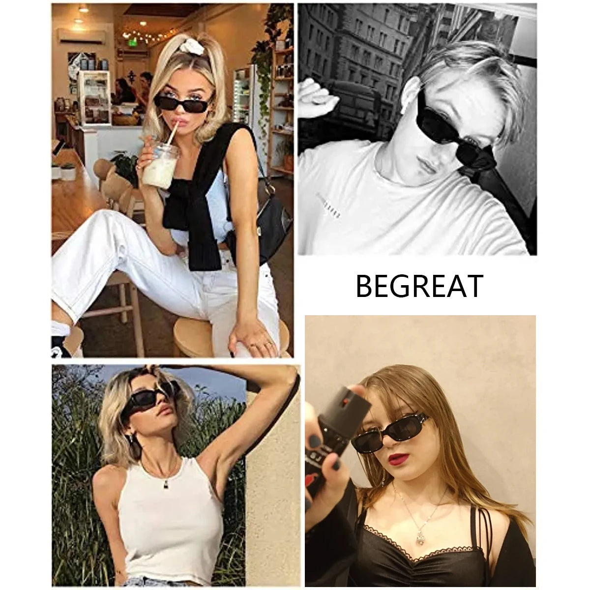 Retro Small Rectangle Sunglasses