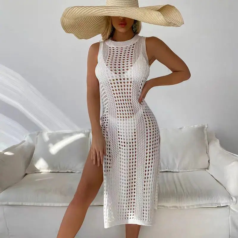 Hollow Out Crochet Cover Up
