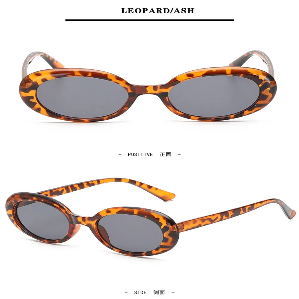 Retro Oval Sunglasses