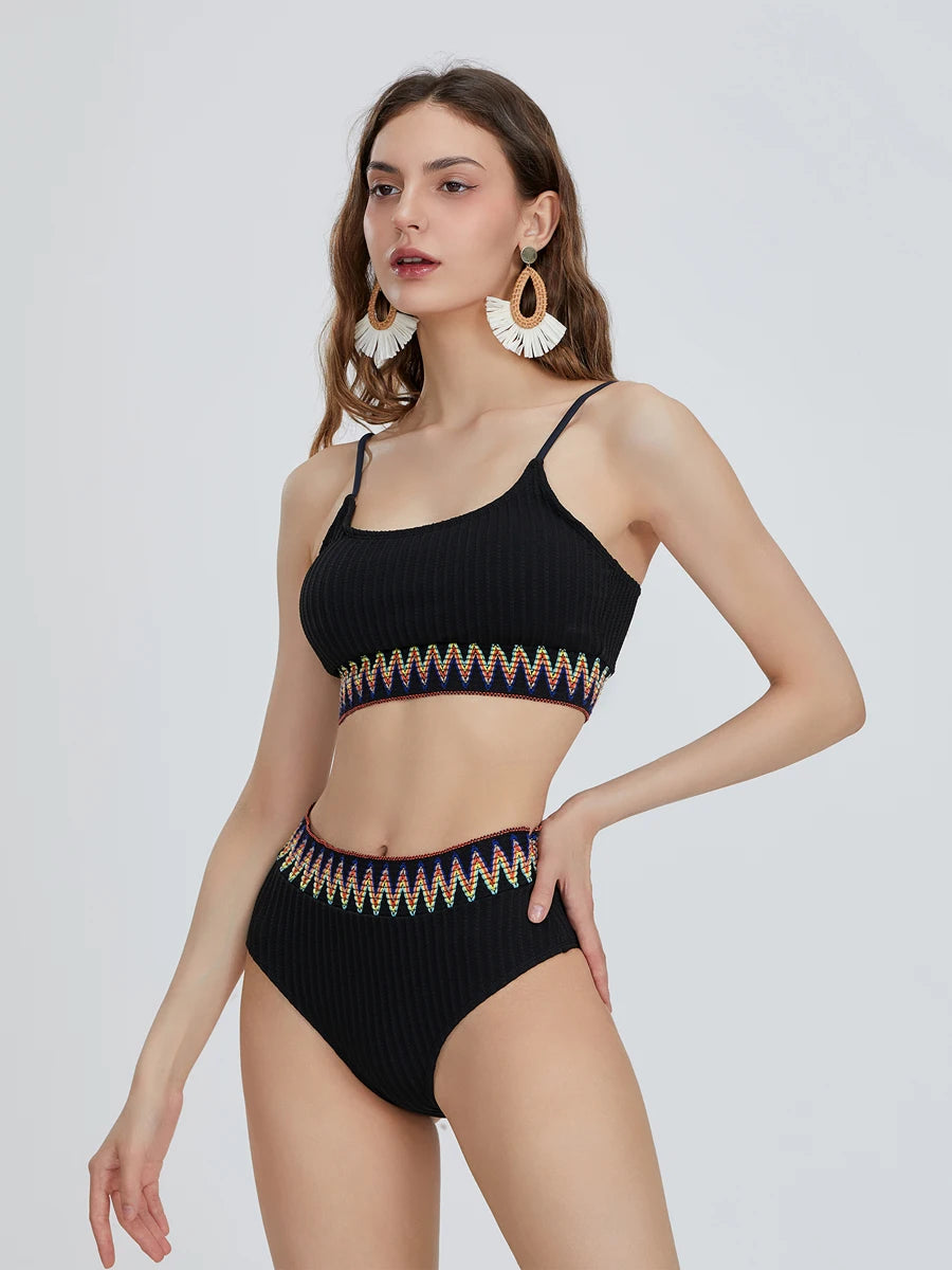 Wave Stripe Bikini