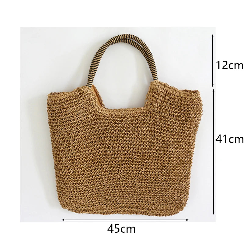 Beach Vintage Handmade Woven Shoulder Bag