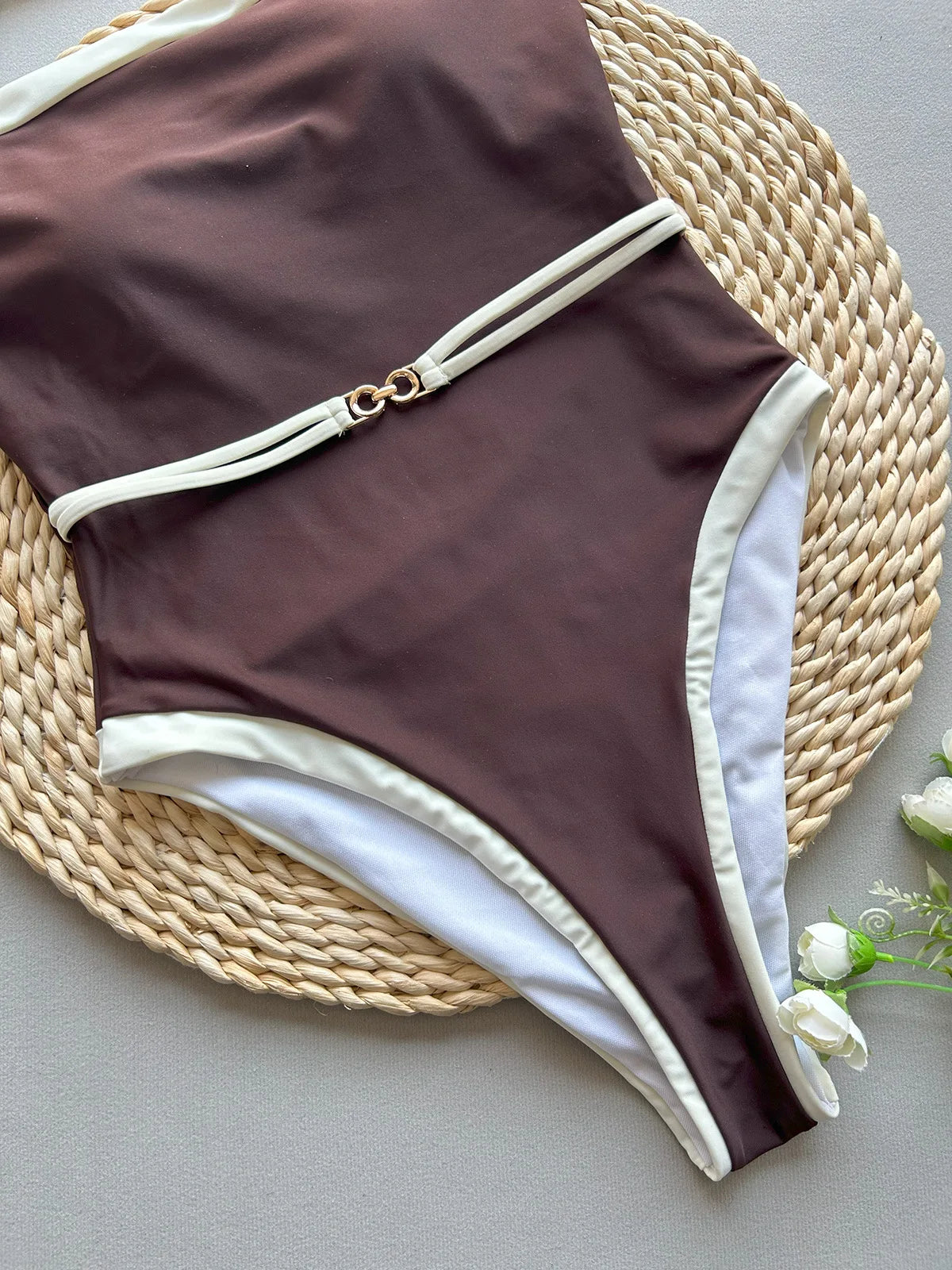 Sexy Strapless Bandeau Swimsuit