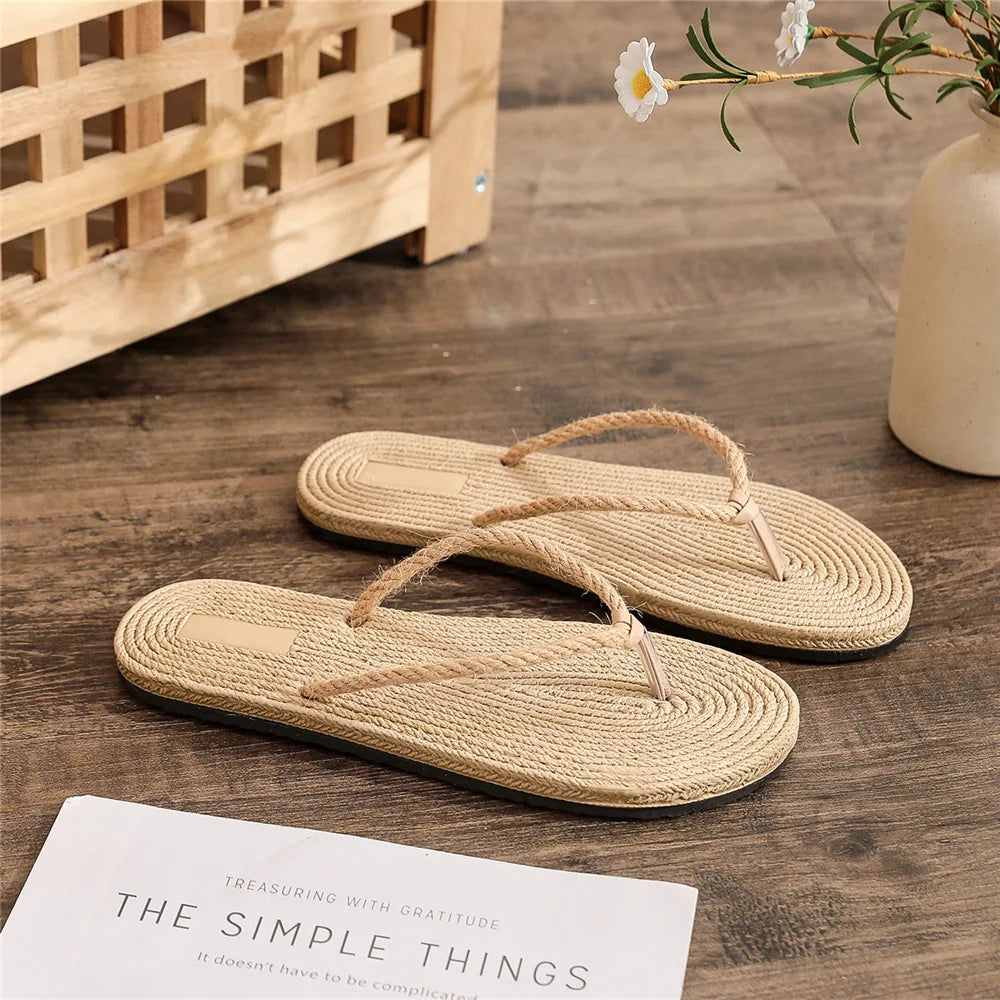 Summer Straw Sandals