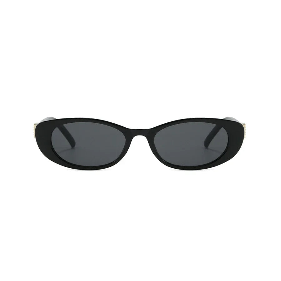 Retro Oval Frame Sunglasses