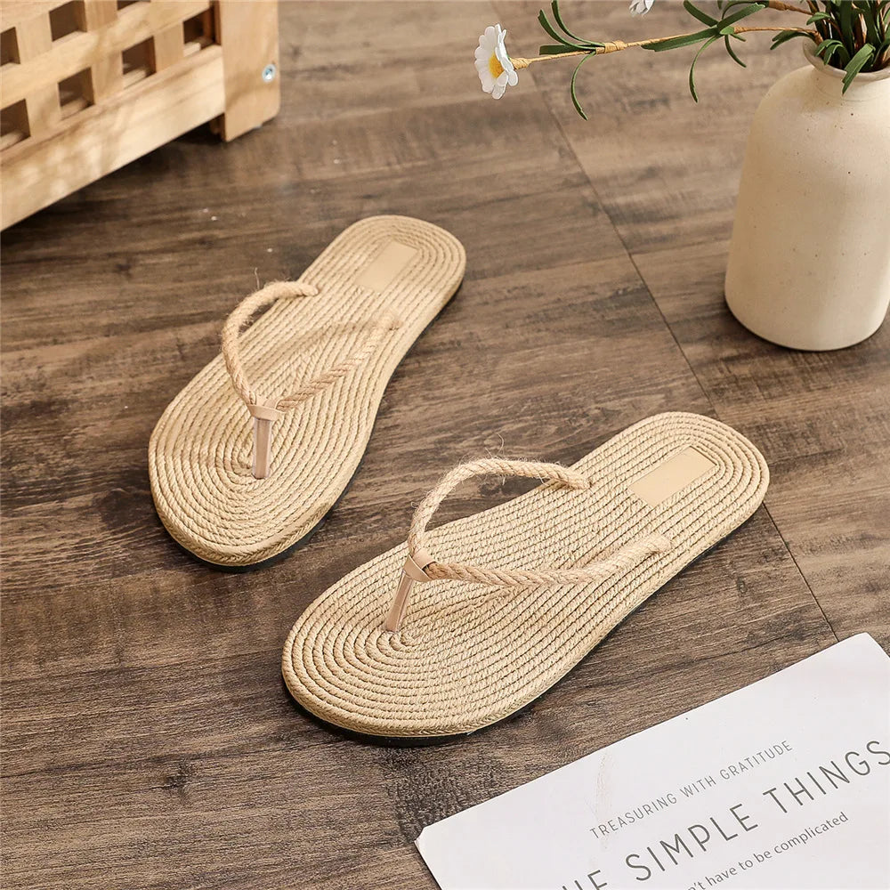 Summer Straw Sandals