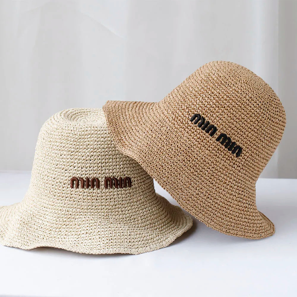 NEW Women Sun Hat Wide Large Brim Beach Hats Womens Summer Straw Hat Foldable Sun Hat Chapeau Femme Beach UV Protection Cap