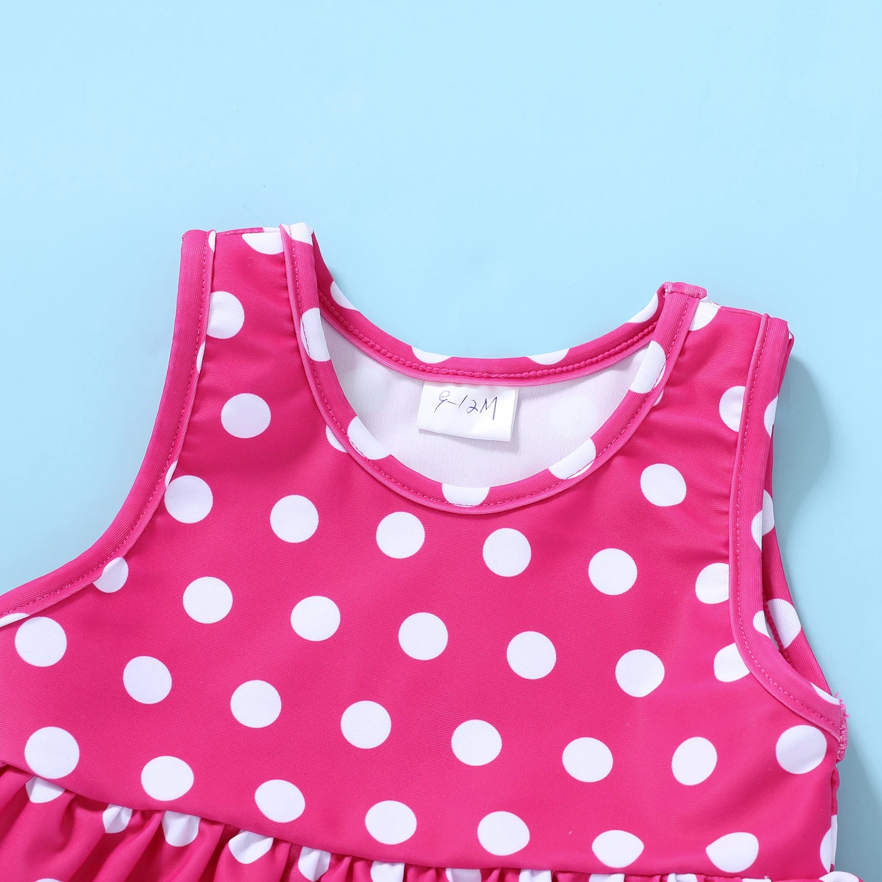 Toddler Girl Polka Dot Two Piece Swimsuit
