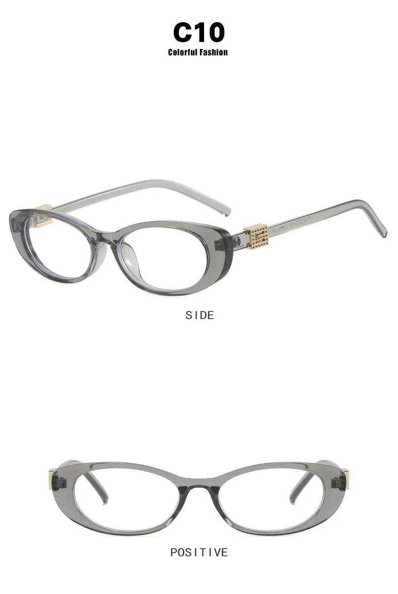 Retro Oval Frame Sunglasses