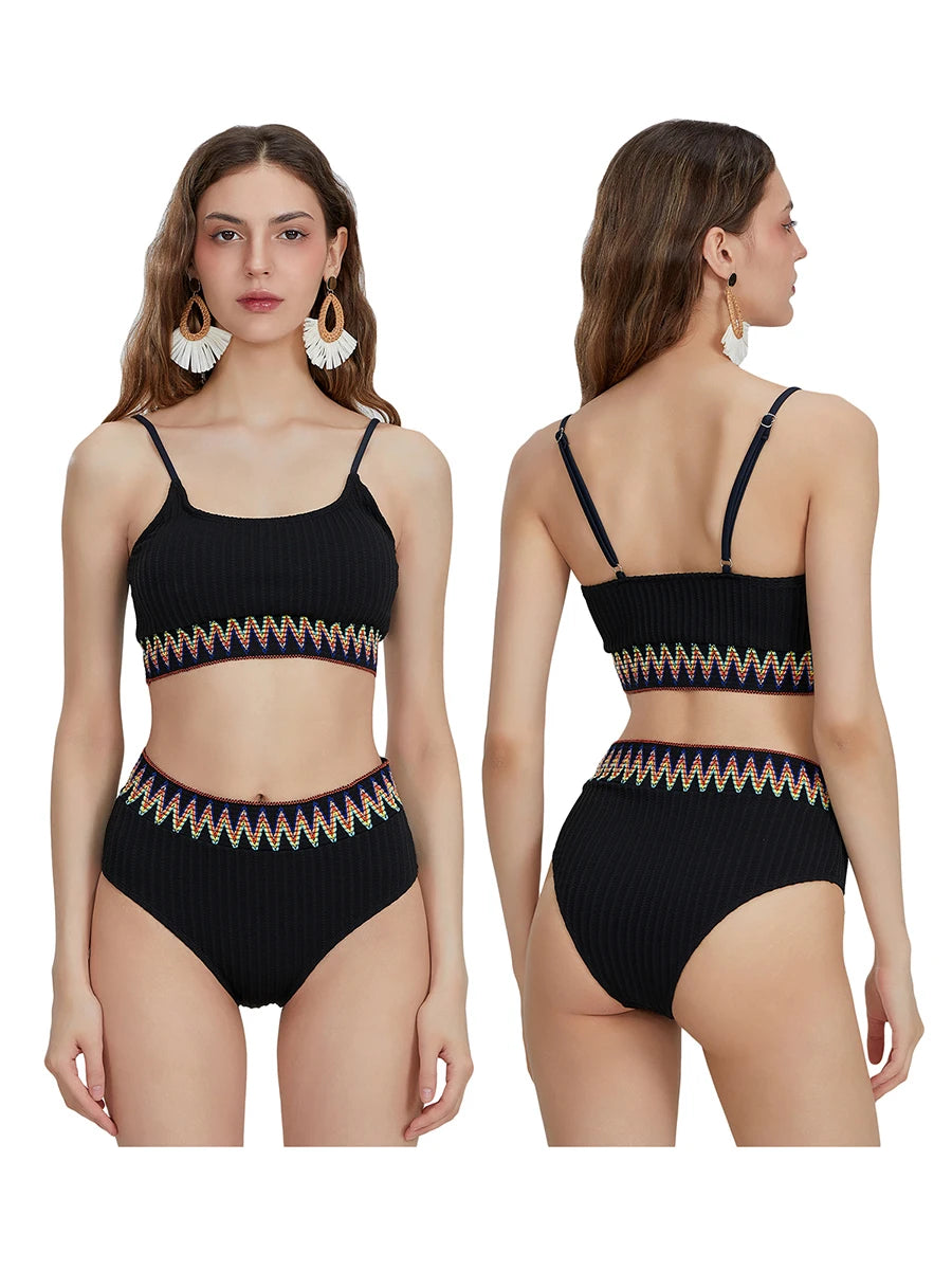 Wave Stripe Bikini