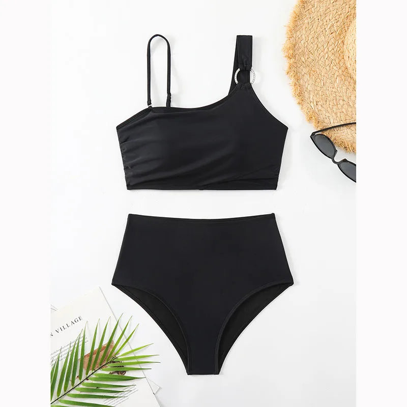 Thin Shoulder Tank Top Swimwear
