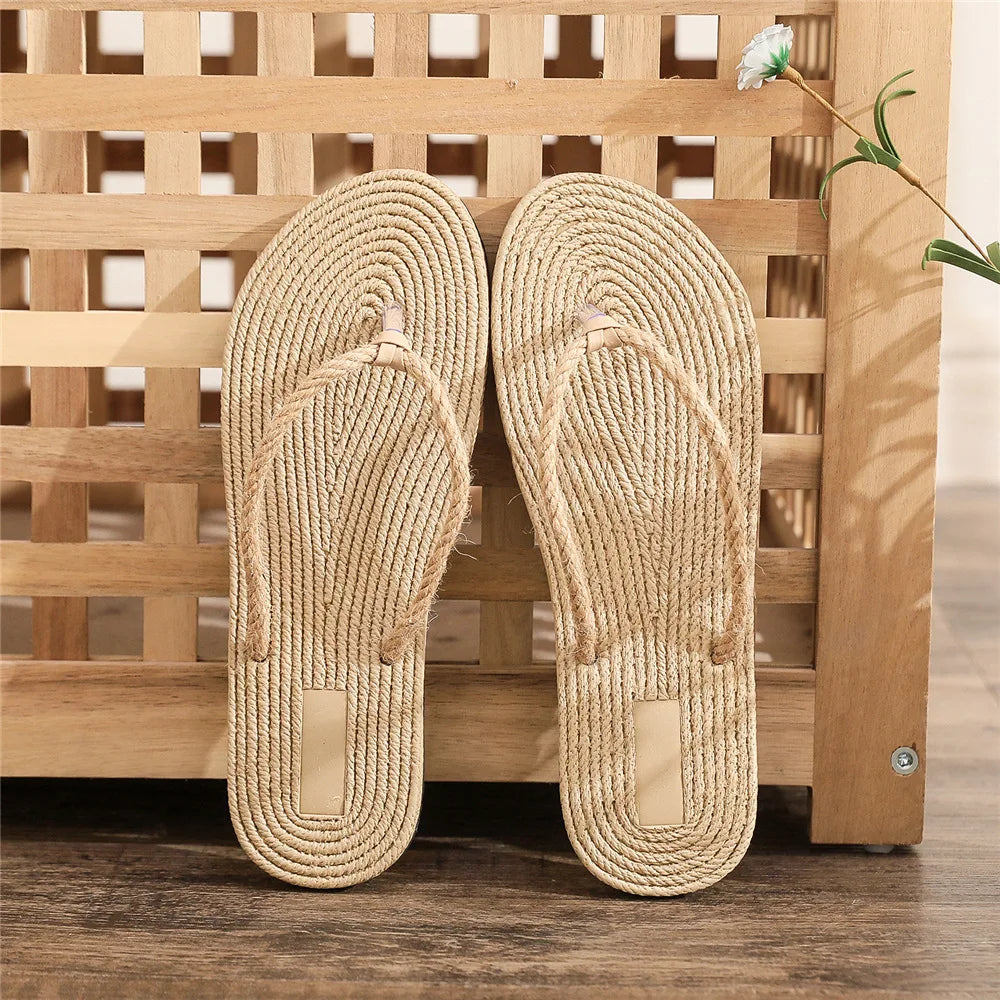Summer Straw Sandals