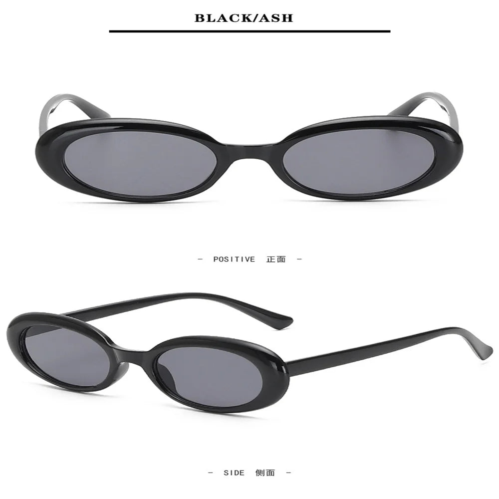 Retro Oval Sunglasses