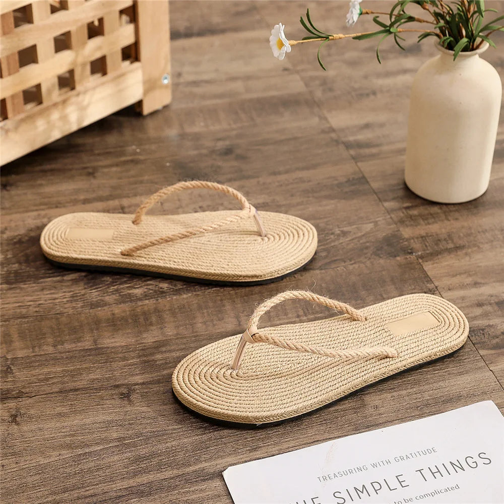 Summer Straw Sandals