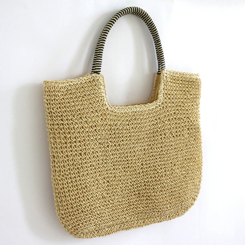 Beach Vintage Handmade Woven Shoulder Bag