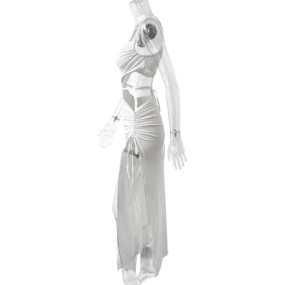 Golden Mirage Cutout Dress