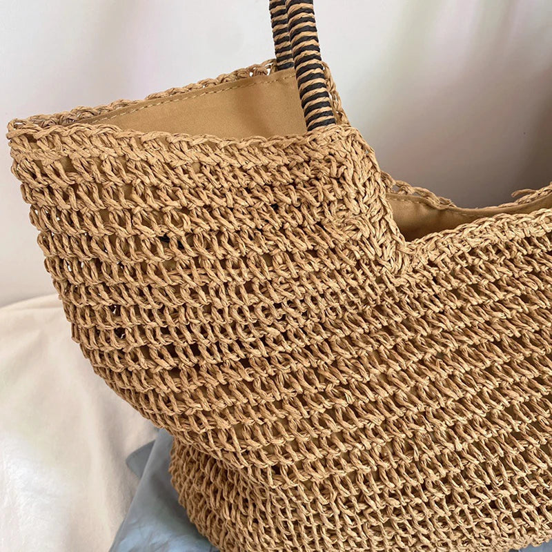 Beach Vintage Handmade Woven Shoulder Bag