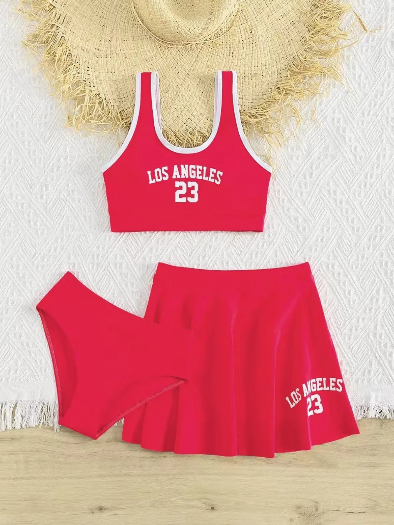 3 Pieces Bikini With Skirt