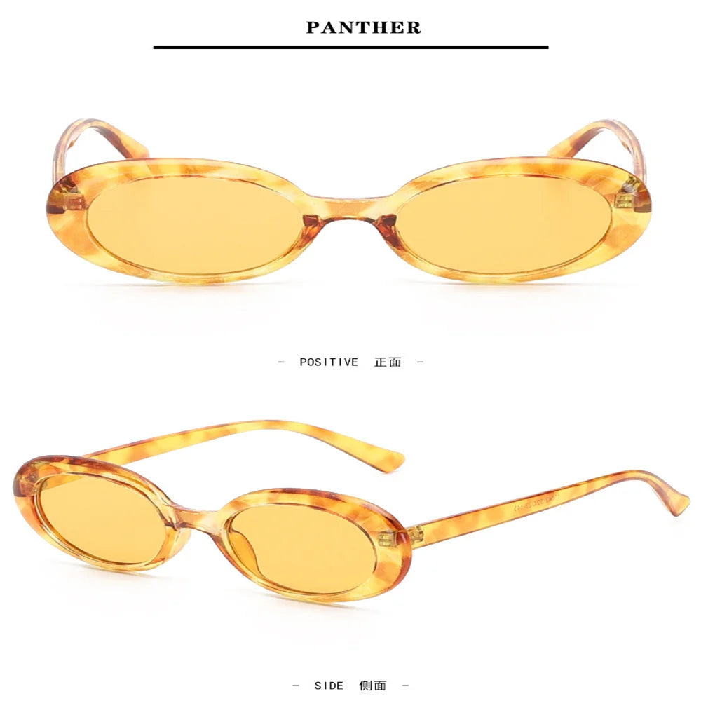 Retro Oval Sunglasses