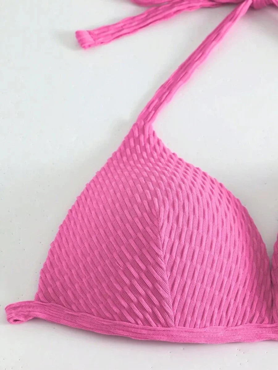 Sun-kissed Texture Swim Set