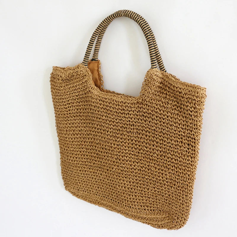 Beach Vintage Handmade Woven Shoulder Bag