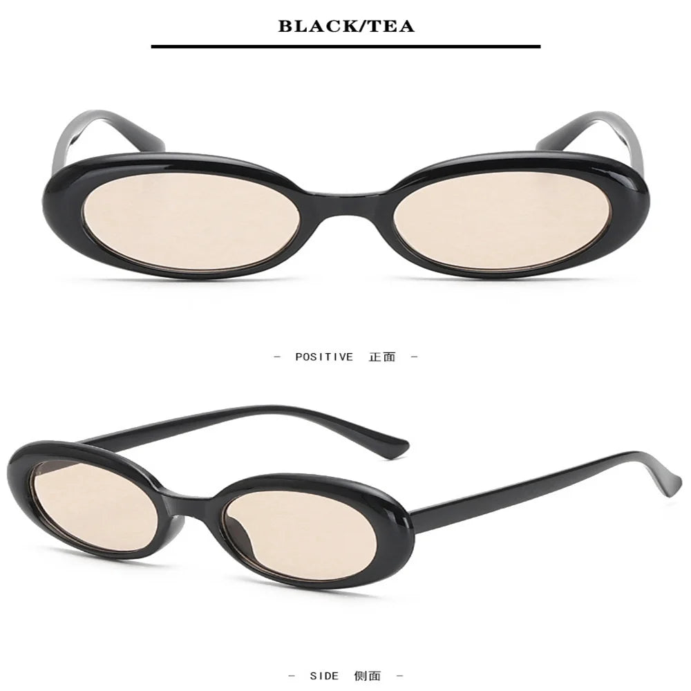Retro Oval Sunglasses
