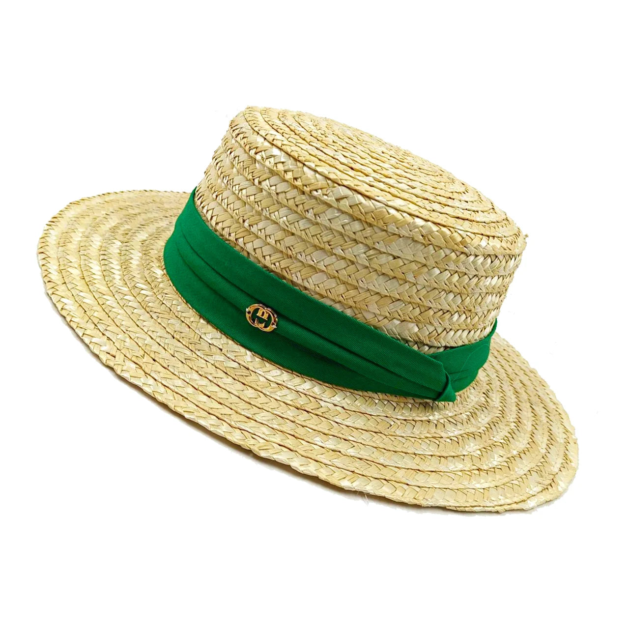 2024 Summer Straw Hat Beach Hat Women's Seaside Sun Hat Vacation Bow Ribbon Flat Top Big Brim Straw Hat praia 모자