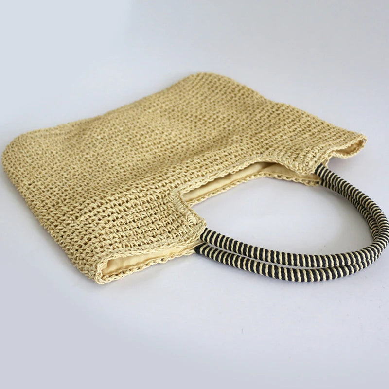 Beach Vintage Handmade Woven Shoulder Bag