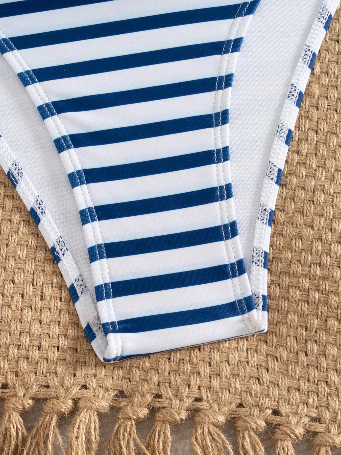 Blue Stripe Micro Bikini
