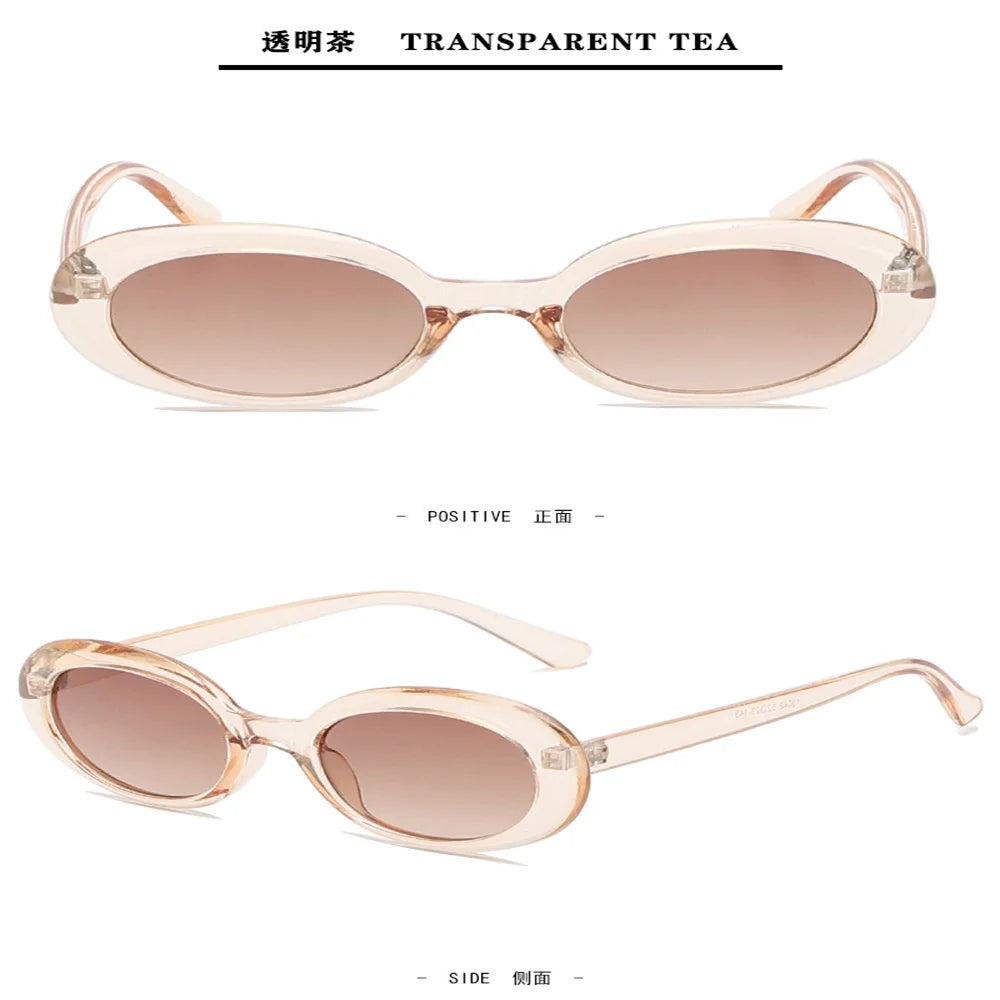 Retro Oval Sunglasses