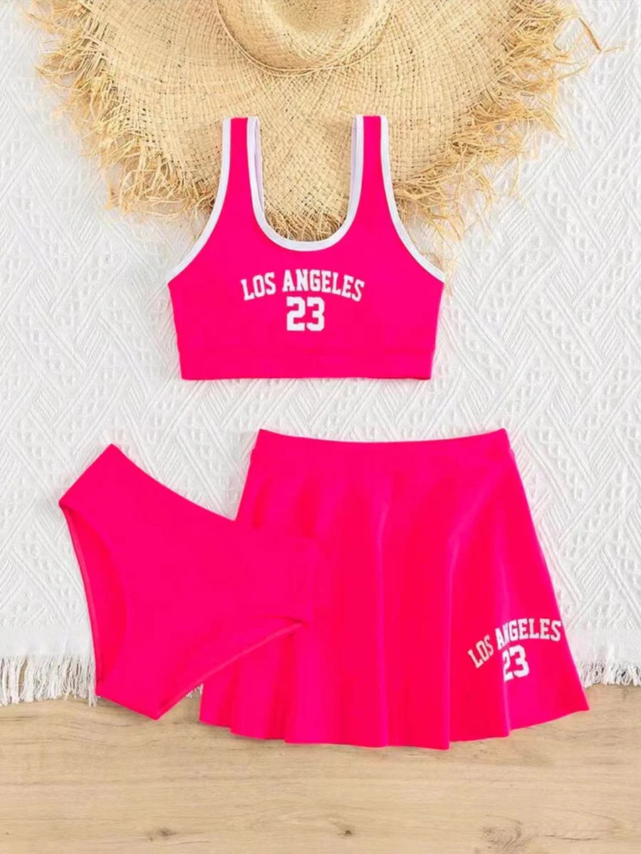 3 Pieces Bikini With Skirt