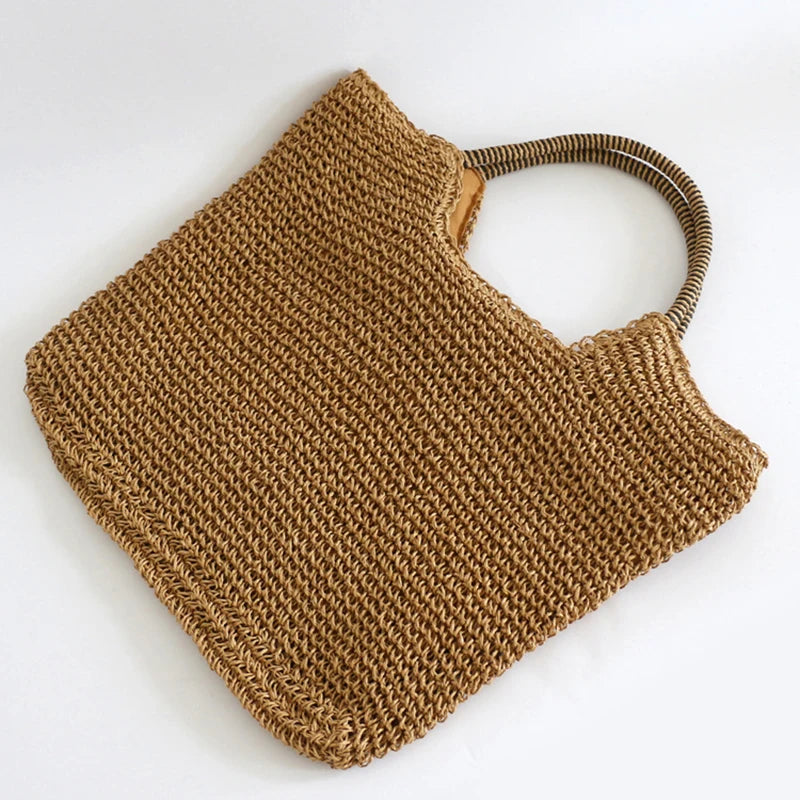 Beach Vintage Handmade Woven Shoulder Bag