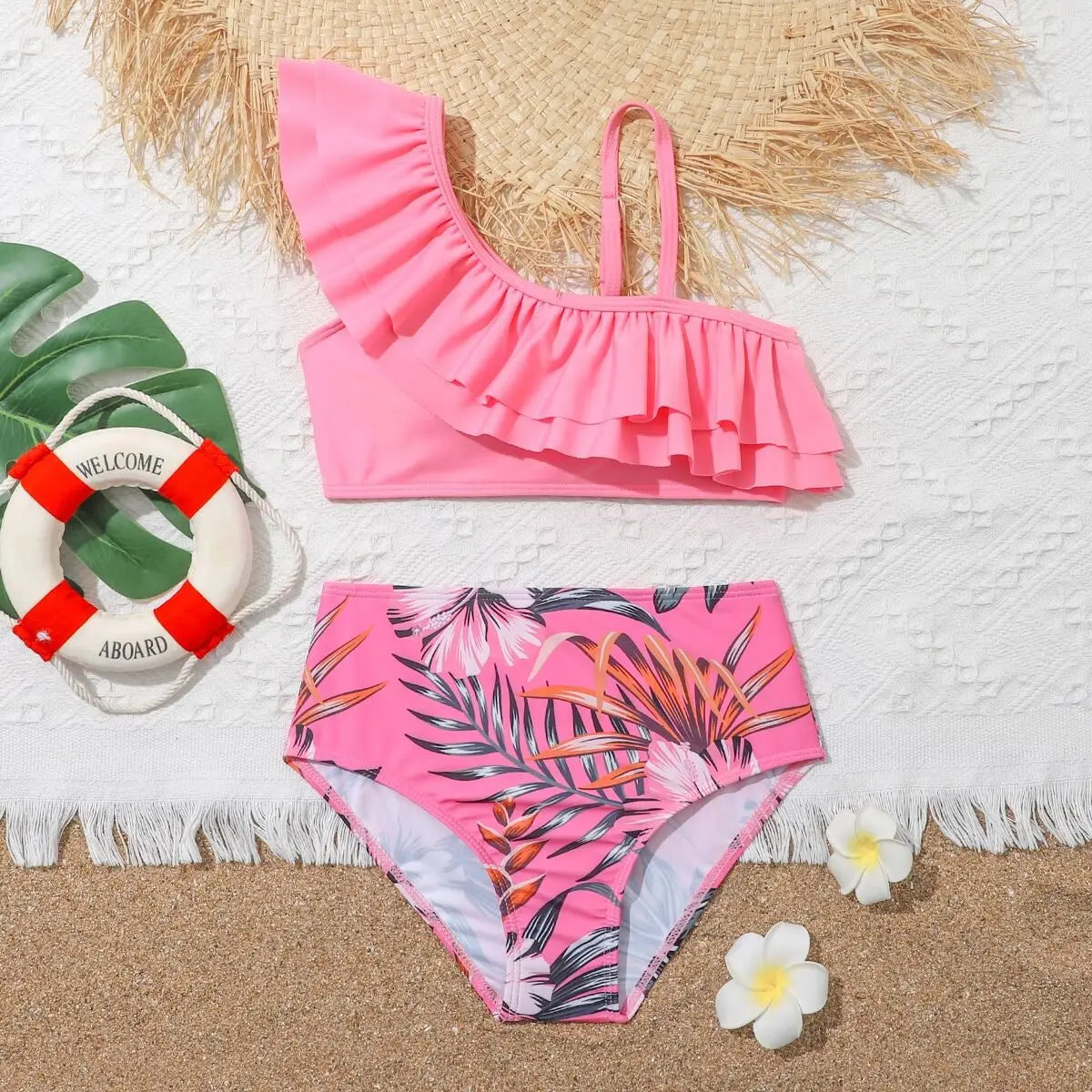Floral Print High Waist Kids
