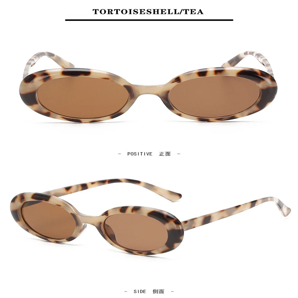 Retro Oval Sunglasses