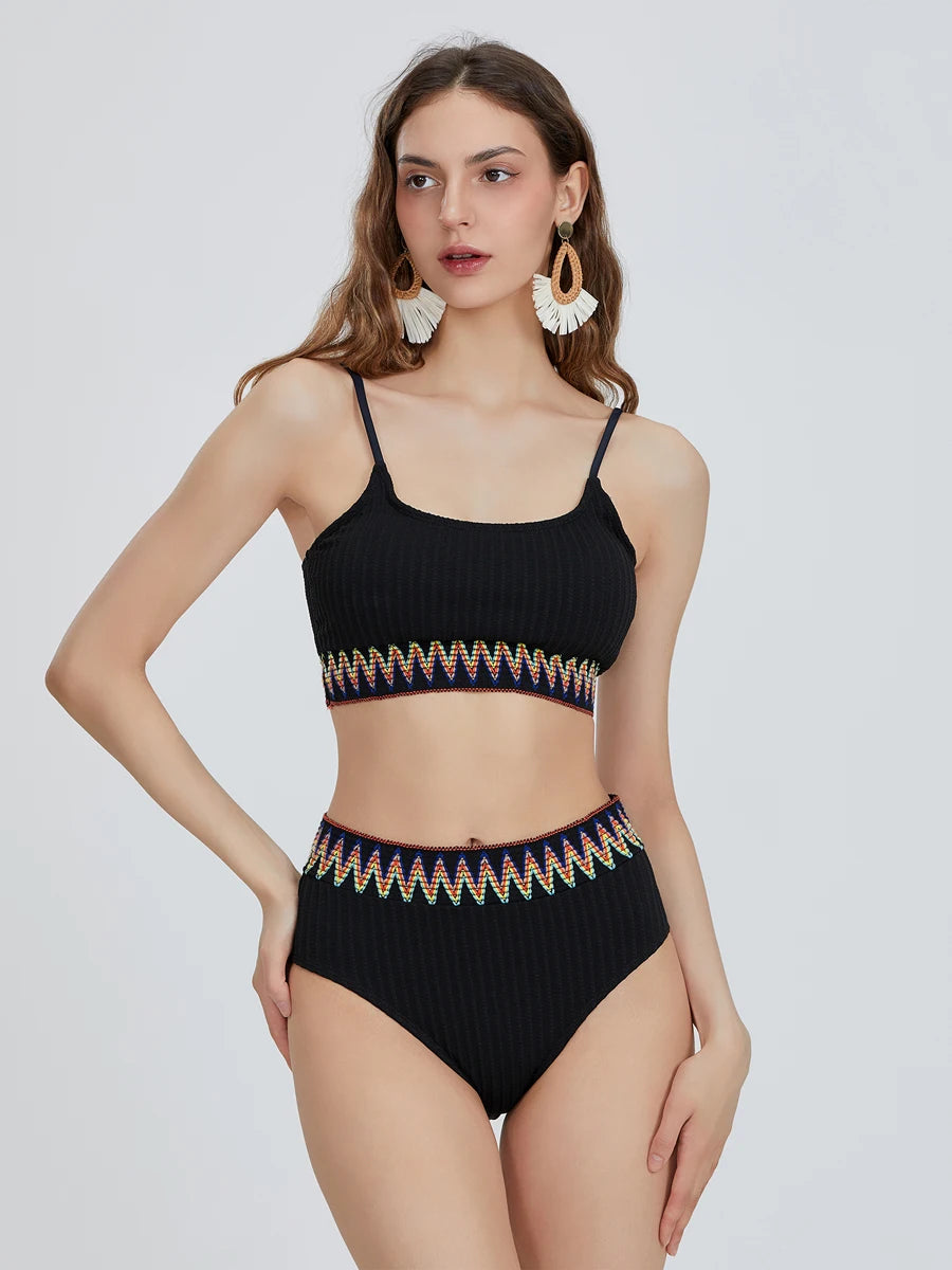 Wave Stripe Bikini