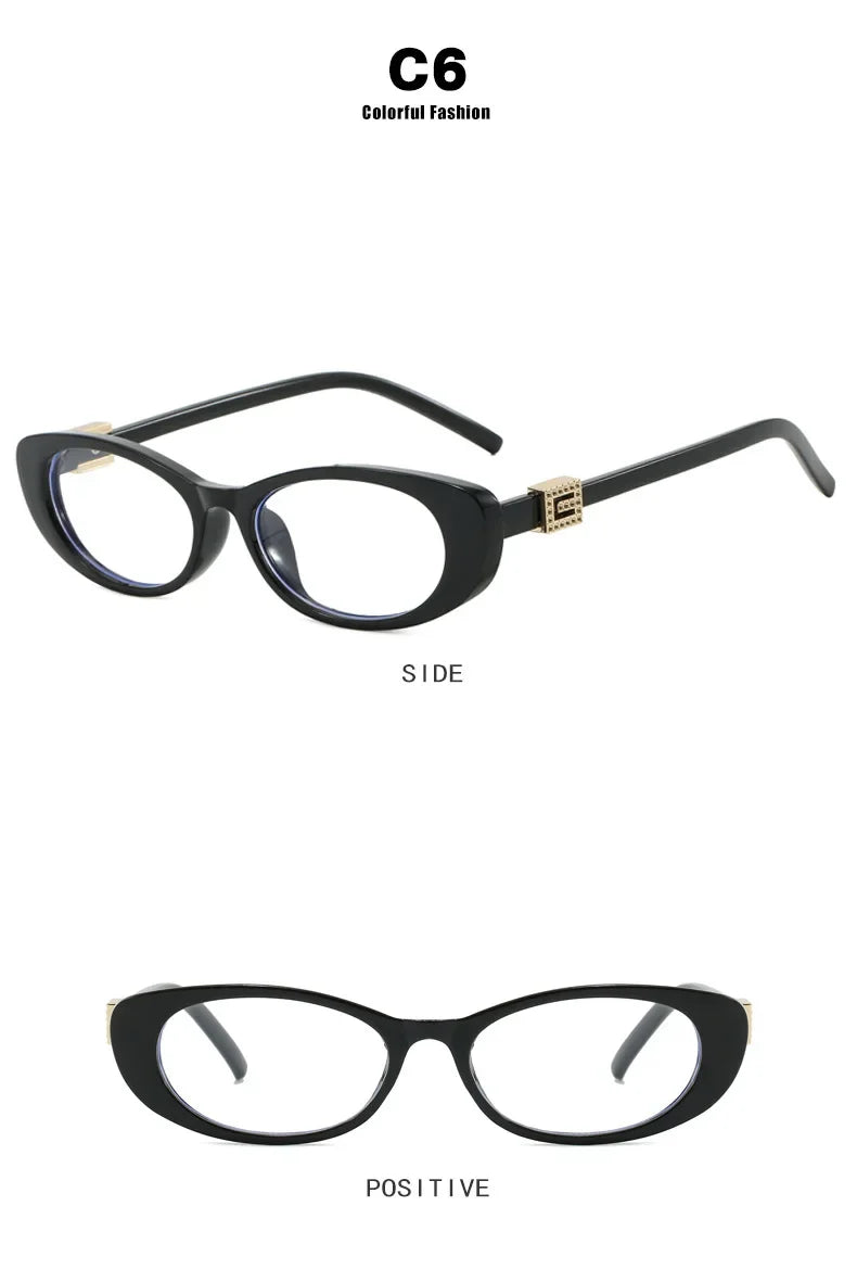 Retro Oval Frame Sunglasses