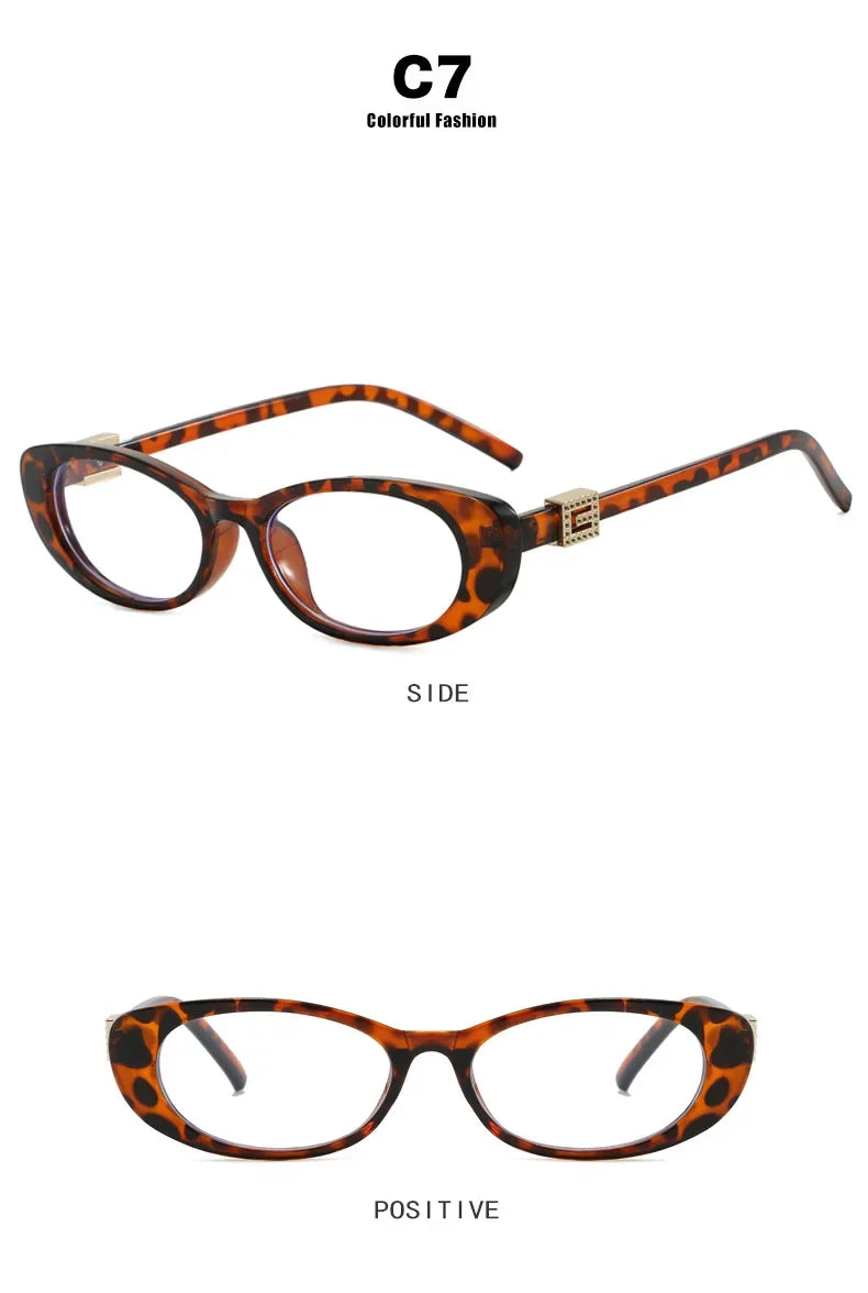 Retro Oval Frame Sunglasses