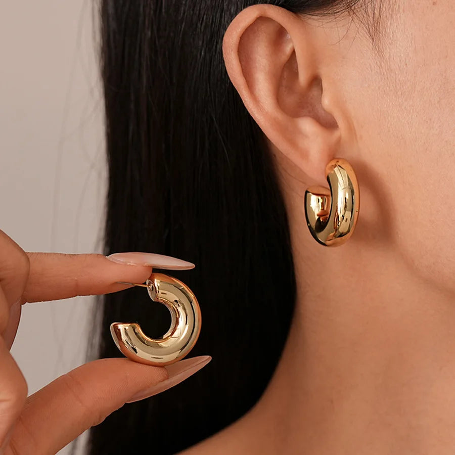 Geometric Irregular Pearl Earrings