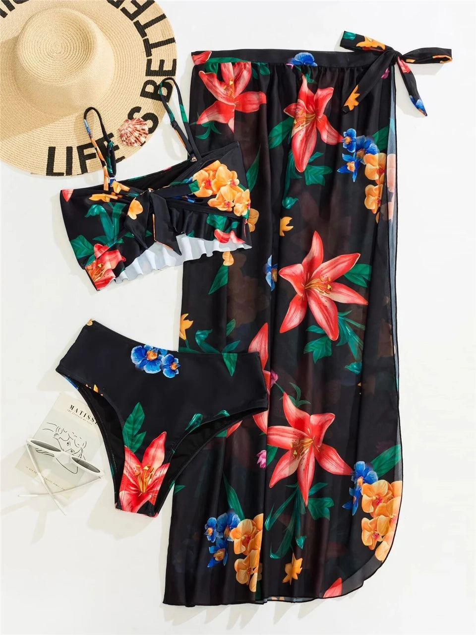 Halter Cross Bikini Ring