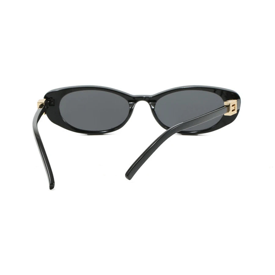 Retro Oval Frame Sunglasses