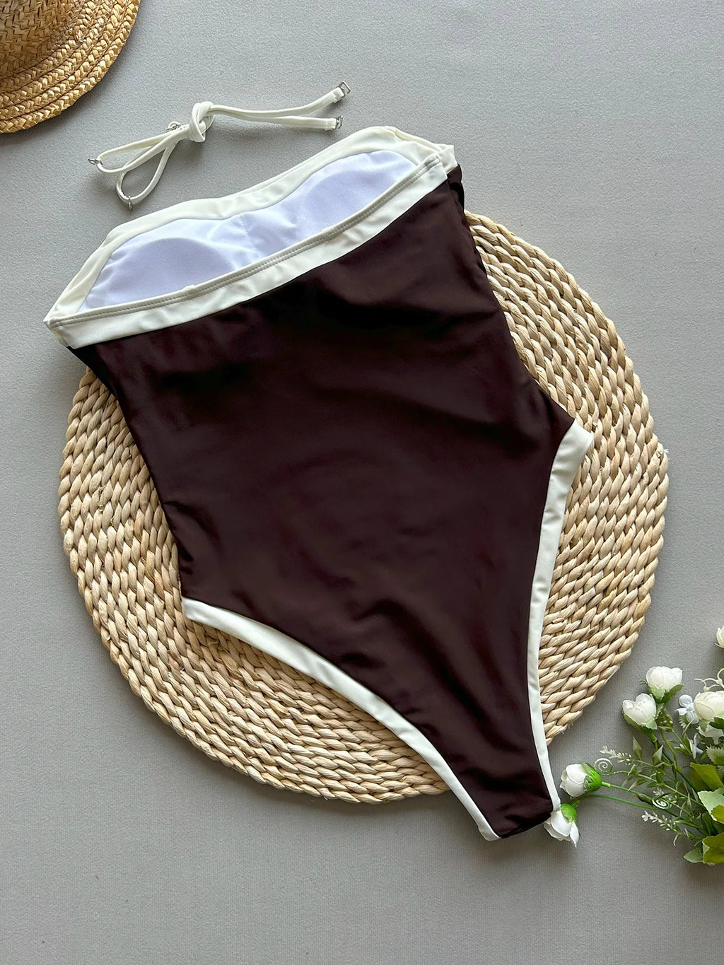 Sexy Strapless Bandeau Swimsuit